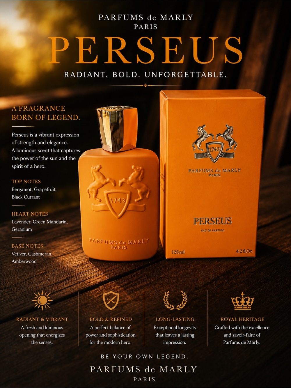 Parfums de Marly Perseus Eau de Parfum - Orange Bottle